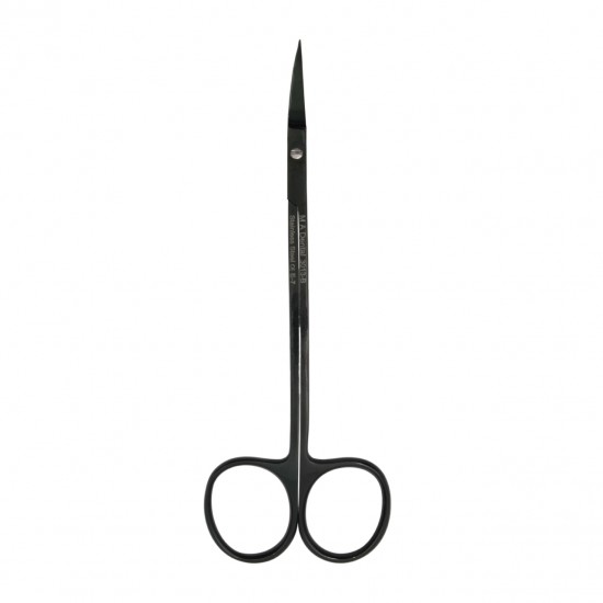 IRIS - Black Scissors Suture Curved 11.5cm  3021B