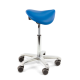 Score AMAZONE TILT & HEIGHT adjustable Saddle Stool Seamless Upholstered AMZ-SLESS