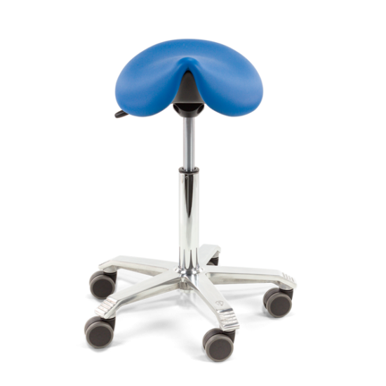 Score AMAZONE TILT & HEIGHT adjustable Saddle Stool Seamless Upholstered AMZ-SLESS