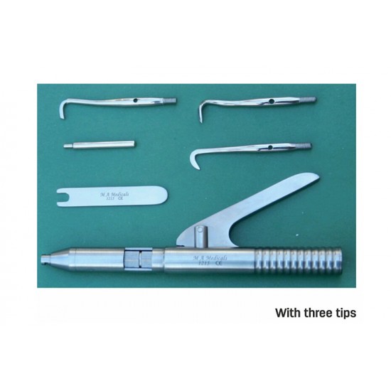 Crown removers with three tips