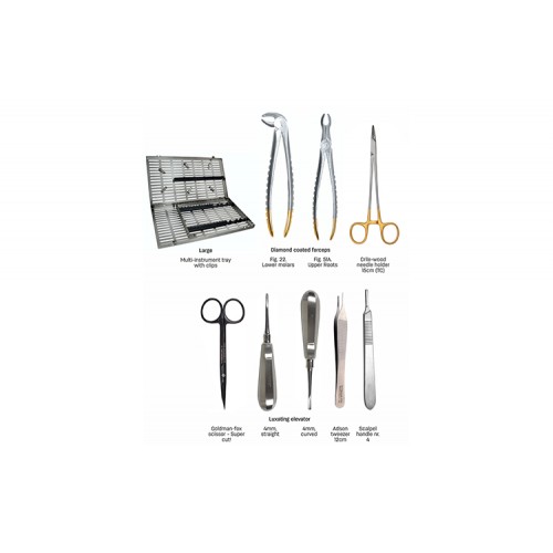Oral dental surgery kit