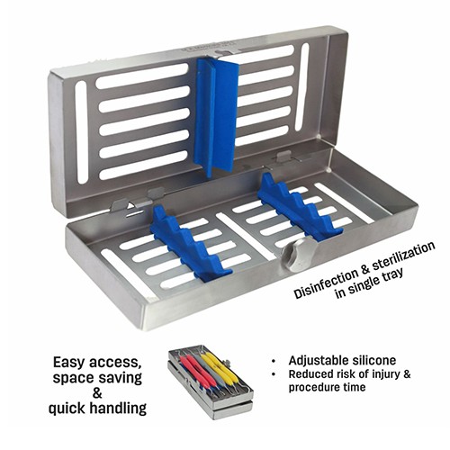 Small cassette with removable top for 5 pcs 1611