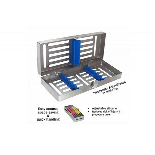 Small cassette with removable top for 5 pcs 1611