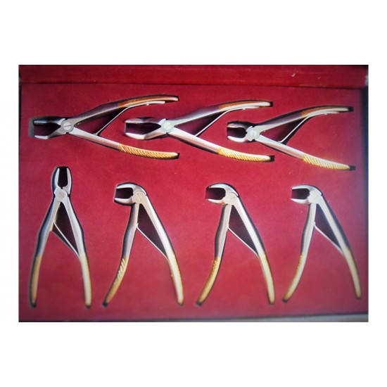 Gift box of children diamond extracting forceps - All 7 pcs 512