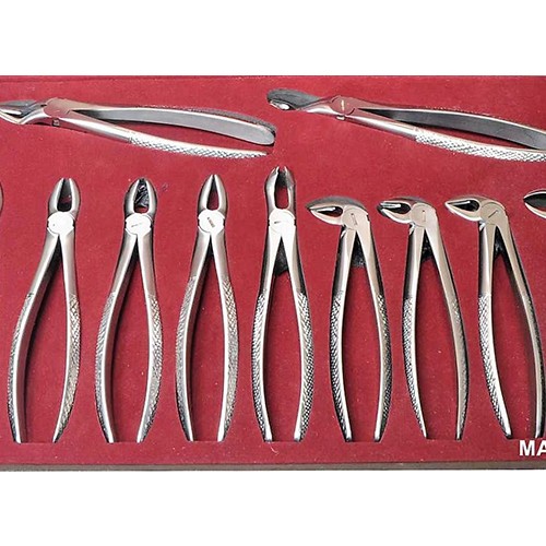 Get 11 of the most used extracting forceps in a kit.