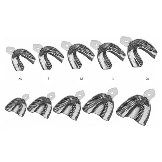Perforated with retentions rim XS (Lower jaw) 8001-1