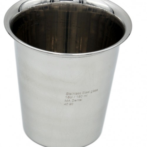 Stainless steel cups 180ml / 18cl