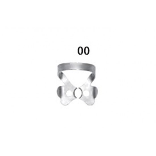 Anterior clamps: 00 (Rubberdam clamps) 5733-00